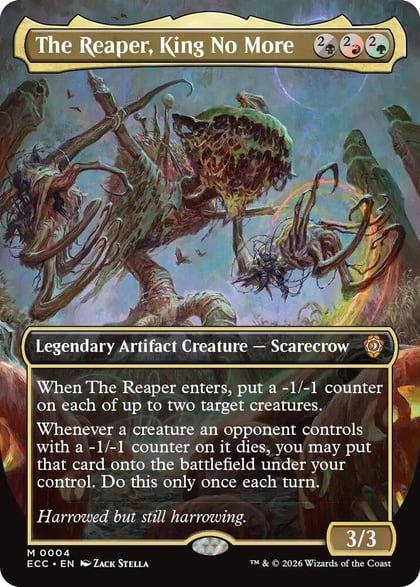 The Reaper, King No More (Borderless), Commander: Lorwyn Eclipsed 4