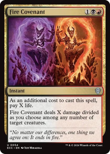 Fire Covenant, Commander: Lorwyn Eclipsed 54