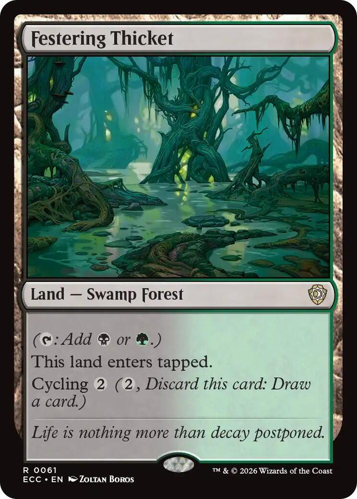 Festering Thicket, Commander: Lorwyn Eclipsed 61