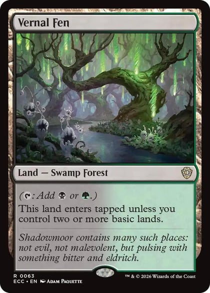 Vernal Fen, Commander: Lorwyn Eclipsed 63