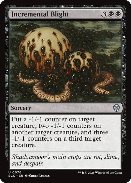 Incremental Blight, Commander: Lorwyn Eclipsed 76
