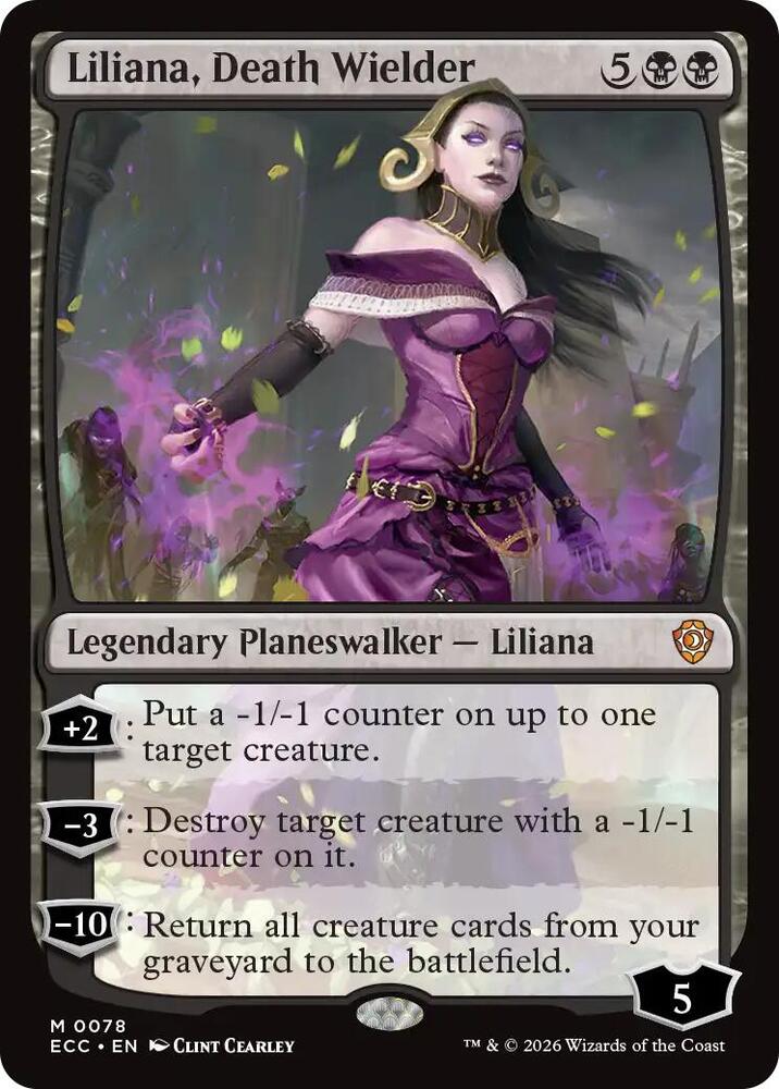 Liliana, Death Wielder, Commander: Lorwyn Eclipsed 78