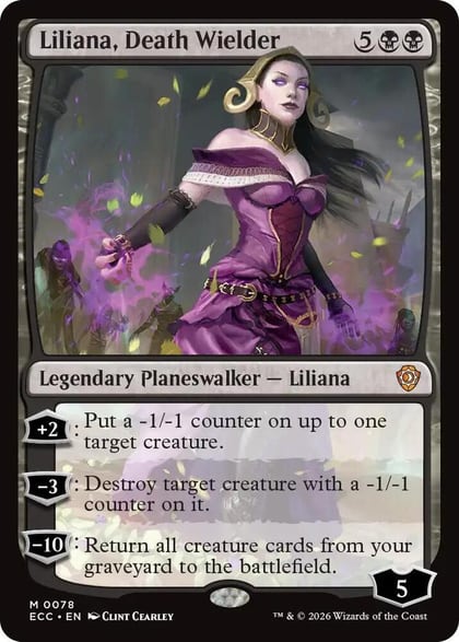 Liliana, Death Wielder, Commander: Lorwyn Eclipsed 78