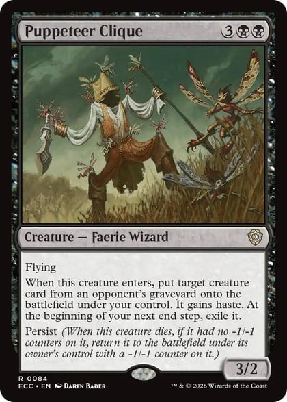 Puppeteer Clique, Commander: Lorwyn Eclipsed 84