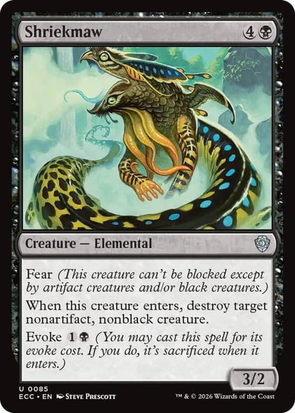 Shriekmaw, Commander: Lorwyn Eclipsed 85