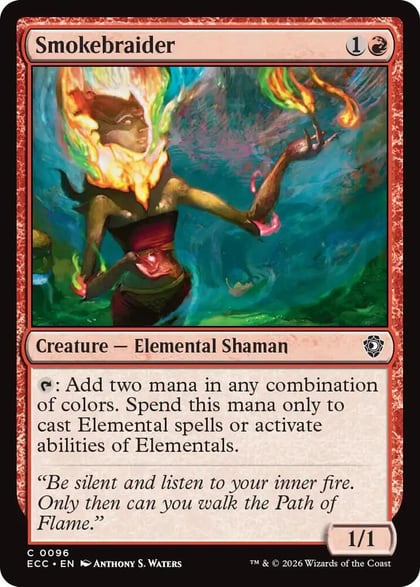 Smokebraider, Commander: Lorwyn Eclipsed 96