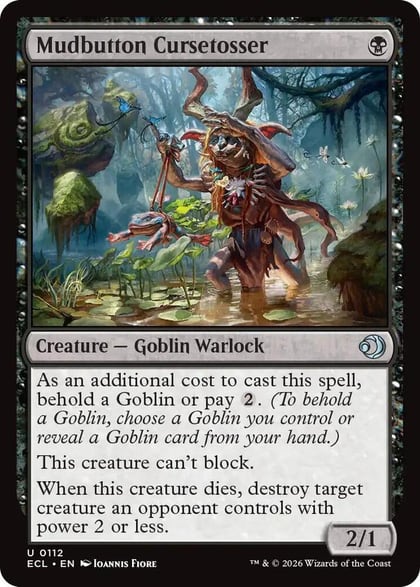 Mudbutton Cursetosser, Lorwyn Eclipsed 112