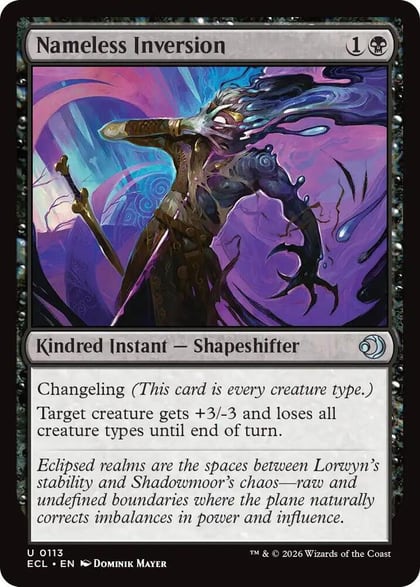 Nameless Inversion, Lorwyn Eclipsed 113