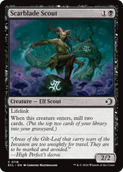 Scarblade Scout, Lorwyn Eclipsed 118