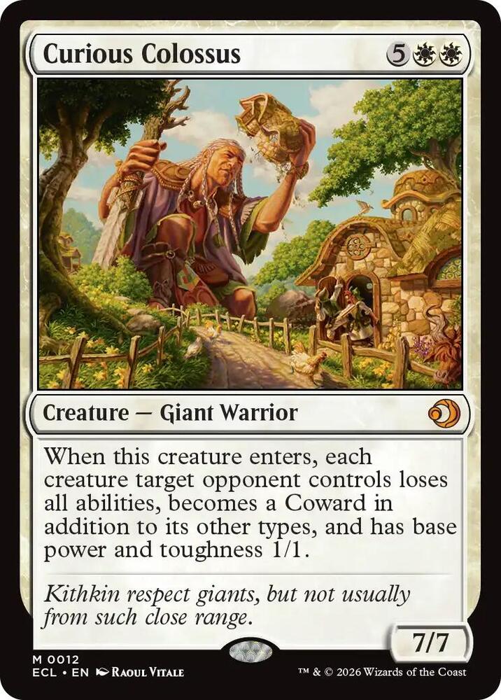 Curious Colossus, Lorwyn Eclipsed 12
