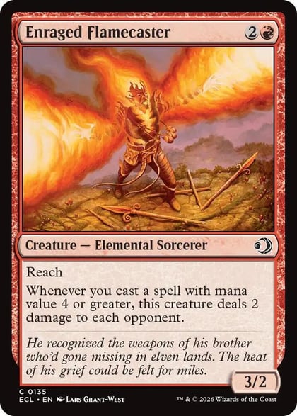 Enraged Flamecaster, Lorwyn Eclipsed 135