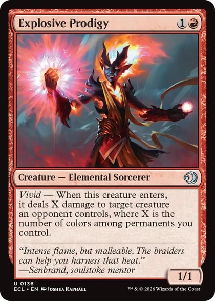 Explosive Prodigy, Lorwyn Eclipsed 136