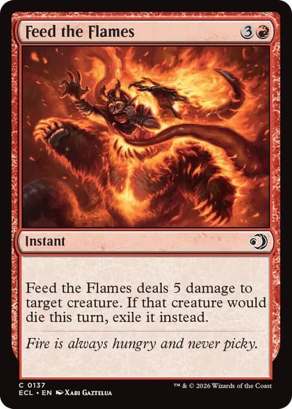 Feed the Flames, Lorwyn Eclipsed 137