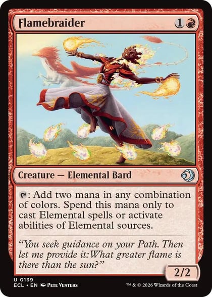 Flamebraider, Lorwyn Eclipsed 139
