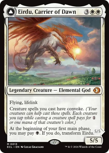 Eirdu, Carrier of Dawn, Lorwyn Eclipsed 13