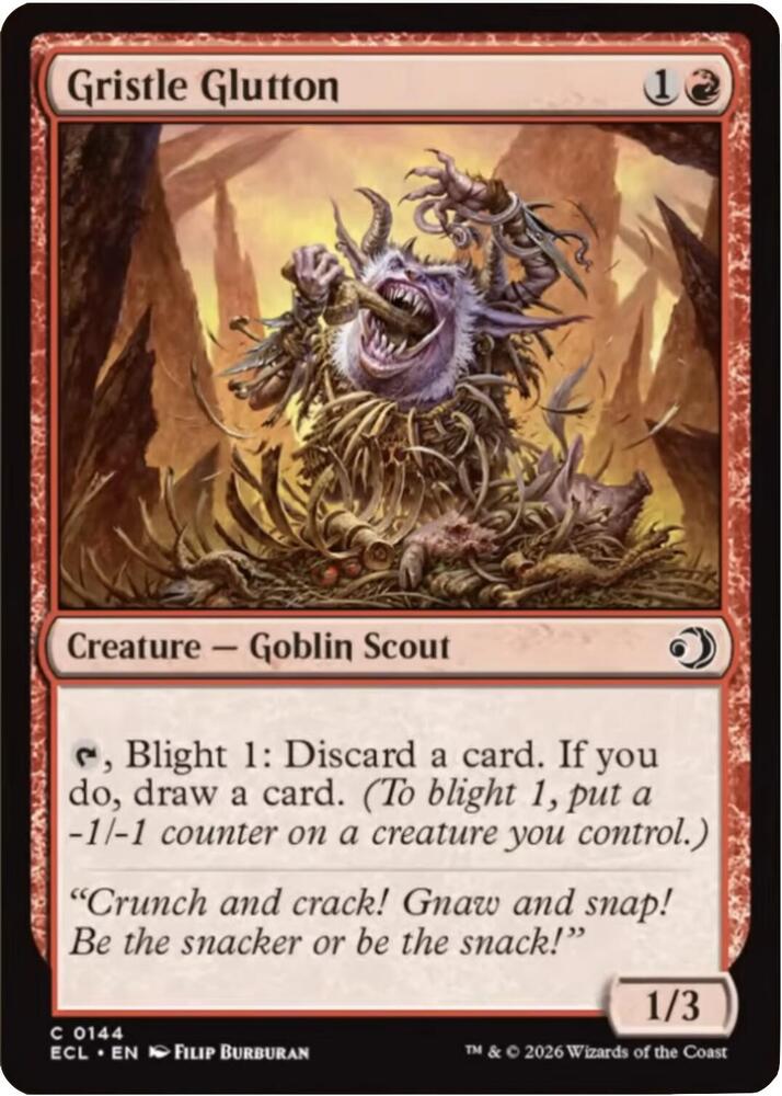 Gristle Glutton, Lorwyn Eclipsed 144