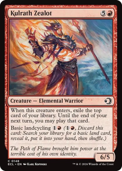 Kulrath Zealot, Lorwyn Eclipsed 148