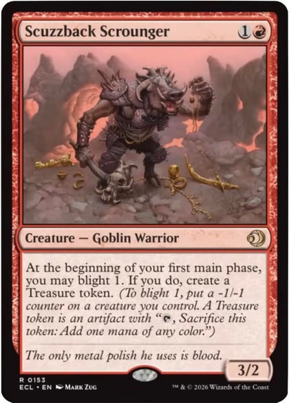 Scuzzback Scrounger, Lorwyn Eclipsed 153