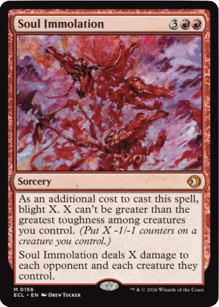 Soul Immolation, Lorwyn Eclipsed 156