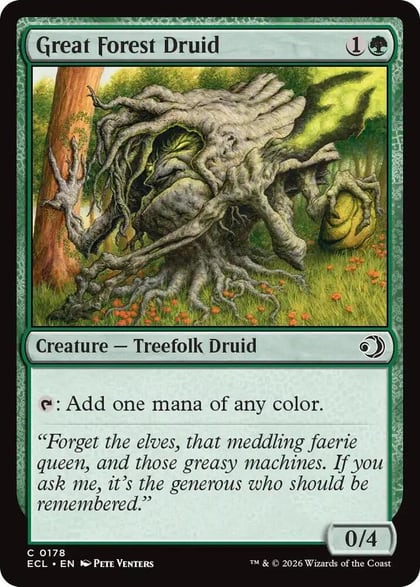 Great Forest Druid, Lorwyn Eclipsed 178