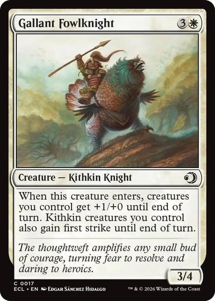 Gallant Fowlknight, Lorwyn Eclipsed 17