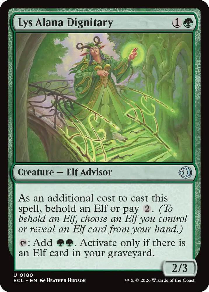 Lys Alana Dignitary, Lorwyn Eclipsed 180