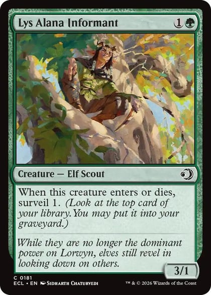 Lys Alana Informant, Lorwyn Eclipsed 181