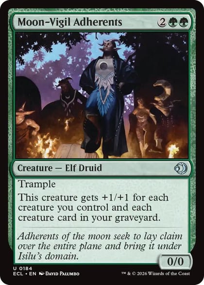 Moon-Vigil Adherents, Lorwyn Eclipsed 184