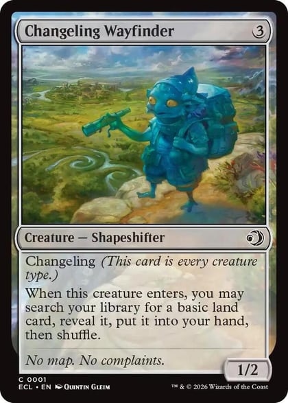 Changeling Wayfinder, Lorwyn Eclipsed 1