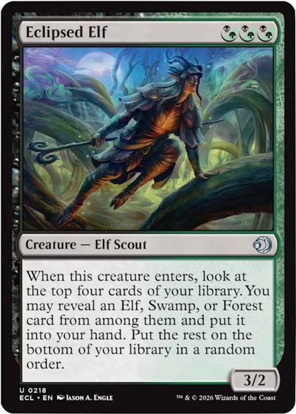 Eclipsed Elf, Lorwyn Eclipsed 218