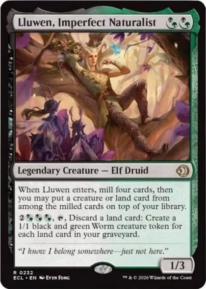 Lluwen, Imperfect Naturalist, Lorwyn Eclipsed 232
