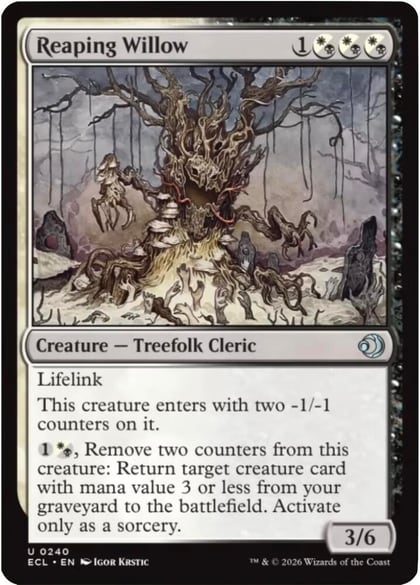 Reaping Willow, Lorwyn Eclipsed 240