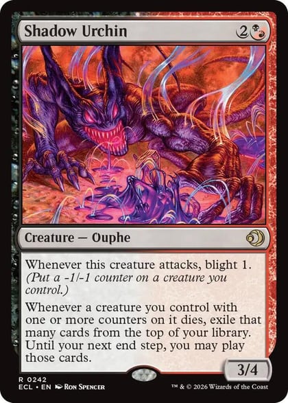 Shadow Urchin, Lorwyn Eclipsed 242