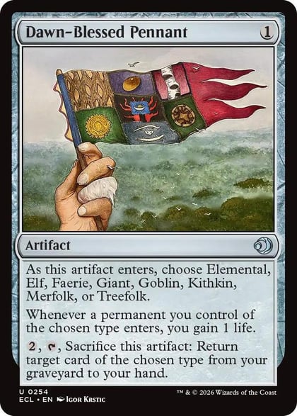 Dawn-Blessed Pennant, Lorwyn Eclipsed 254
