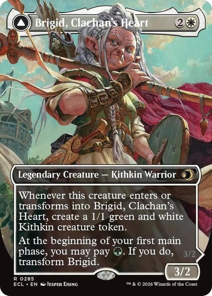Brigid, Clachan's Heart (Borderless), Lorwyn Eclipsed 285