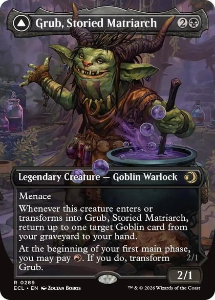 Grub, Storied Matriarch (Borderless), Lorwyn Eclipsed 289