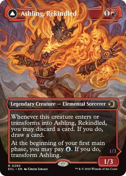 Ashling, Rekindled (Borderless), Lorwyn Eclipsed 290