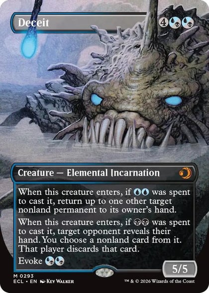 Deceit (Borderless), Lorwyn Eclipsed 293