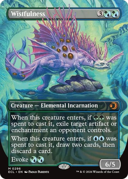 Wistfulness (Borderless), Lorwyn Eclipsed 296