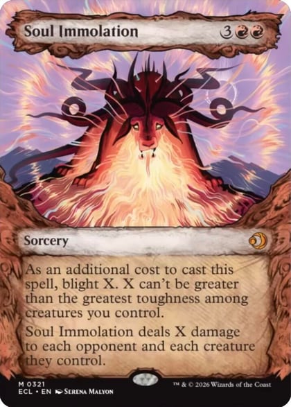 Soul Immolation (Showcase), Lorwyn Eclipsed 321