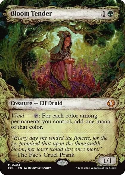 Bloom Tender (0324) (Showcase), Lorwyn Eclipsed 324