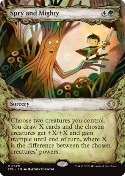 Spry and Mighty (Showcase), Lorwyn Eclipsed 329