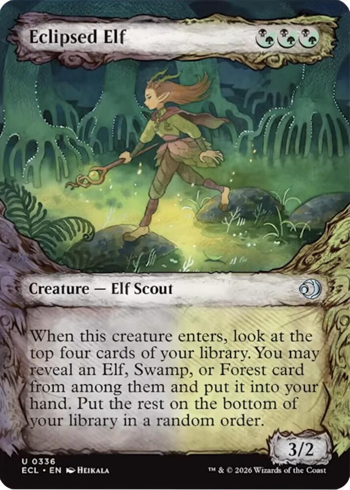 Eclipsed Elf (Showcase), Lorwyn Eclipsed 336