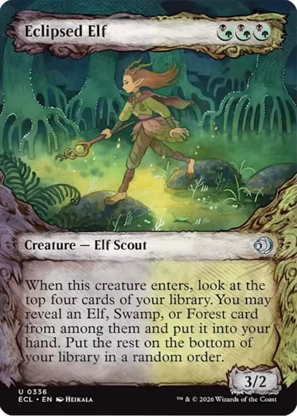 Eclipsed Elf (Showcase), Lorwyn Eclipsed 336