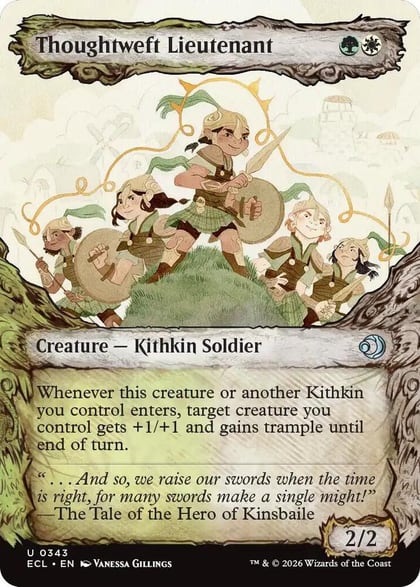 Thoughtweft Lieutenant (Showcase), Lorwyn Eclipsed 343