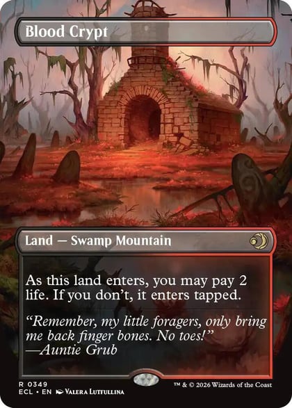 Blood Crypt (Borderless), Lorwyn Eclipsed 349