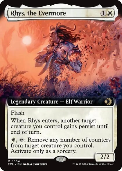 Rhys, the Evermore (Extended Art), Lorwyn Eclipsed 354