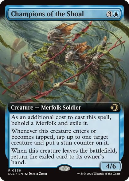 Champions of the Shoal (Extended Art), Lorwyn Eclipsed 356