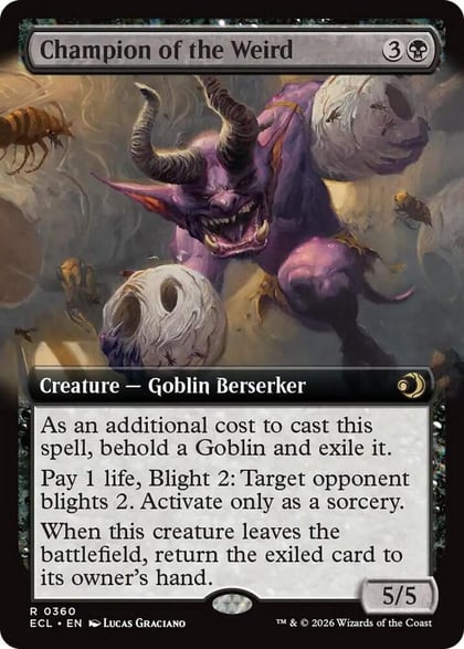 Champion of the Weird (Extended Art), Lorwyn Eclipsed 360