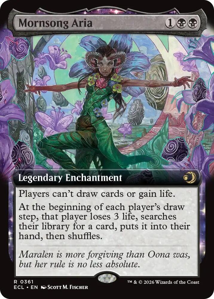 Mornsong Aria (Extended Art), Lorwyn Eclipsed 361